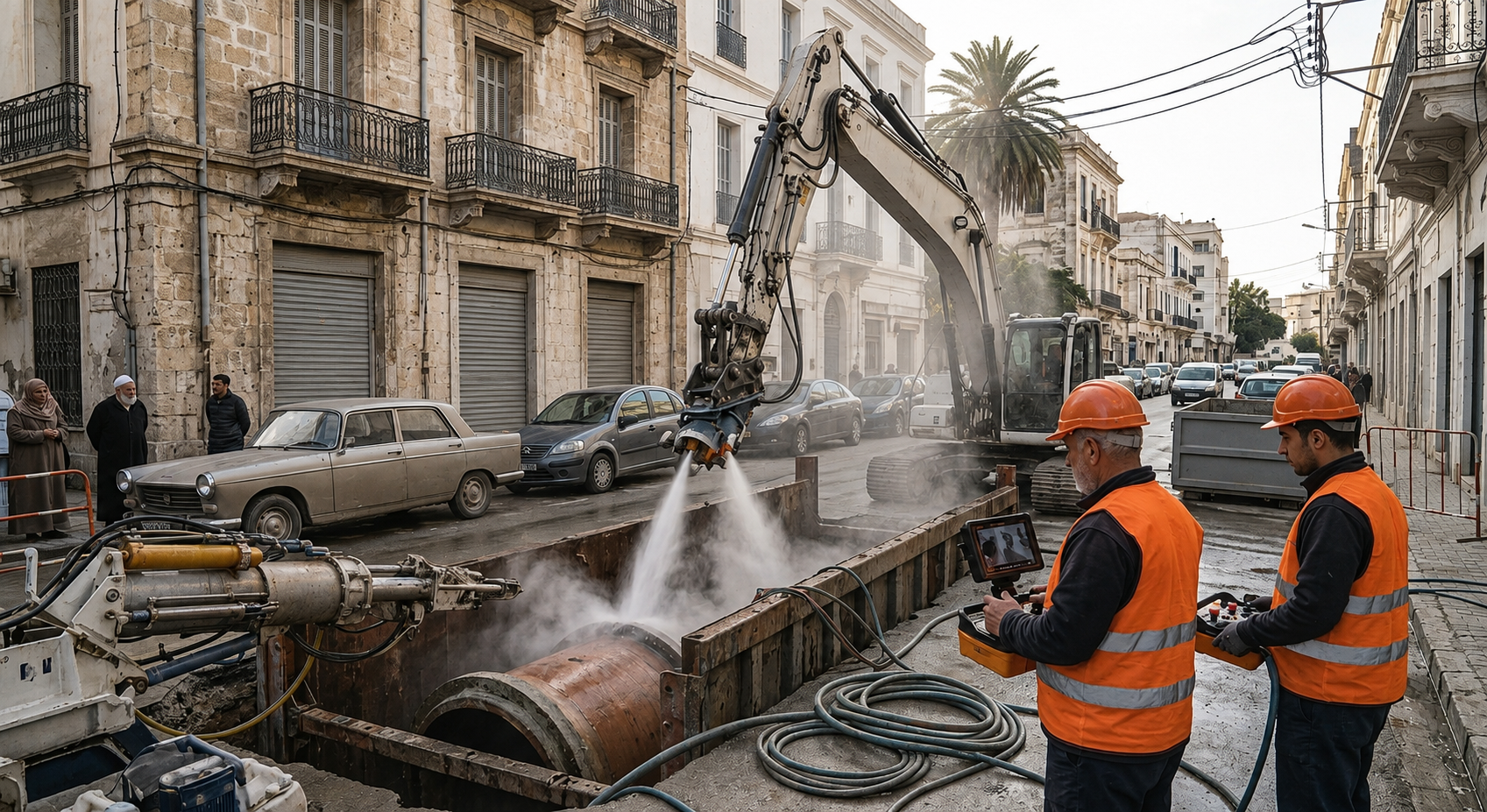 Débouchage — intervention Cap Bon d'Assainissement